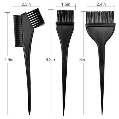 Bronson Professional Hair Dye Colouring Kit Brush And Bowl