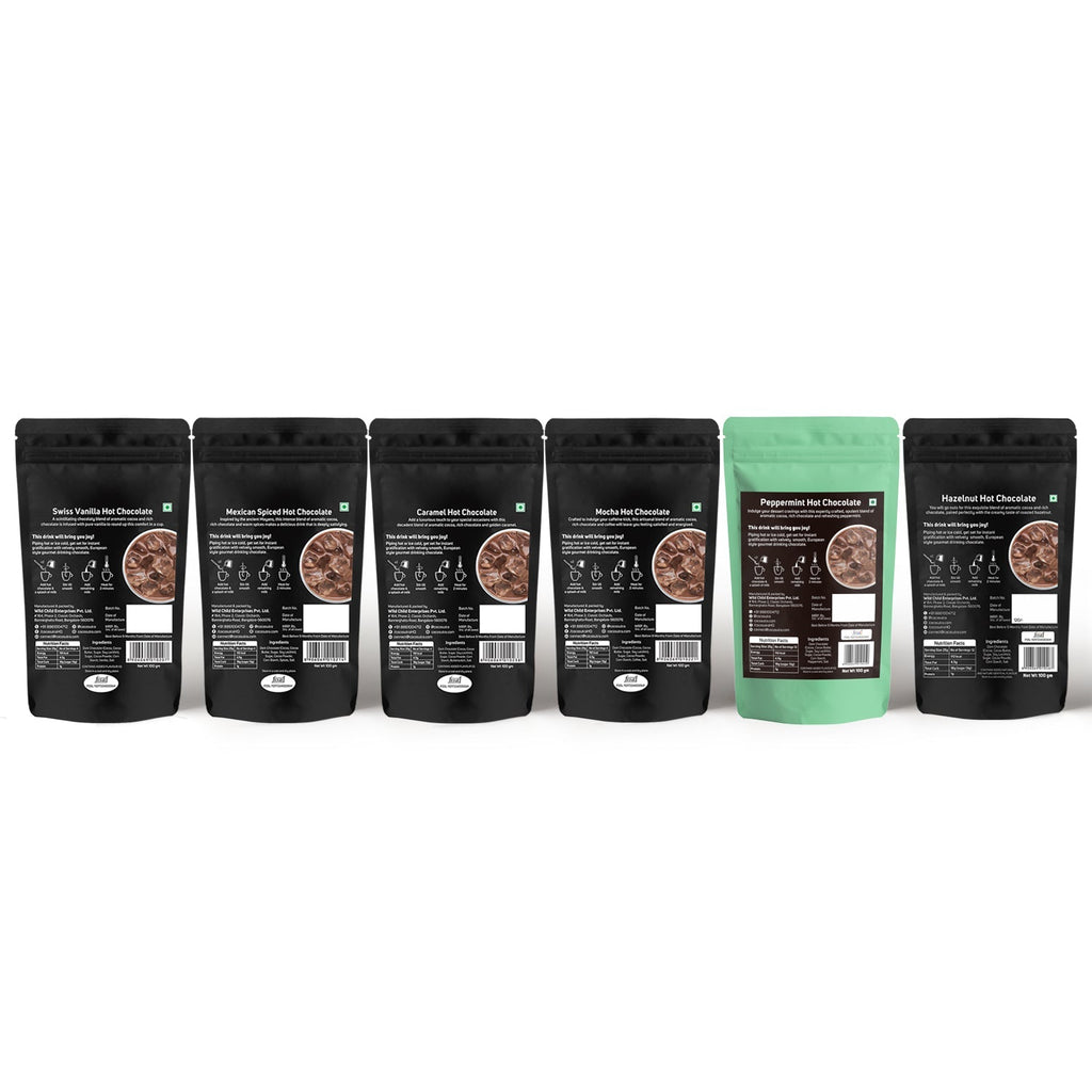 Cocosutra Return Gift Hamper 5 Packs of Hot Chocolate Mix -100 g Each