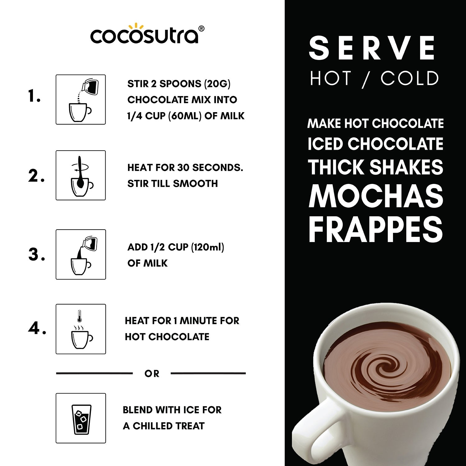Cocosutra Mocha Hot Chocolate Mix