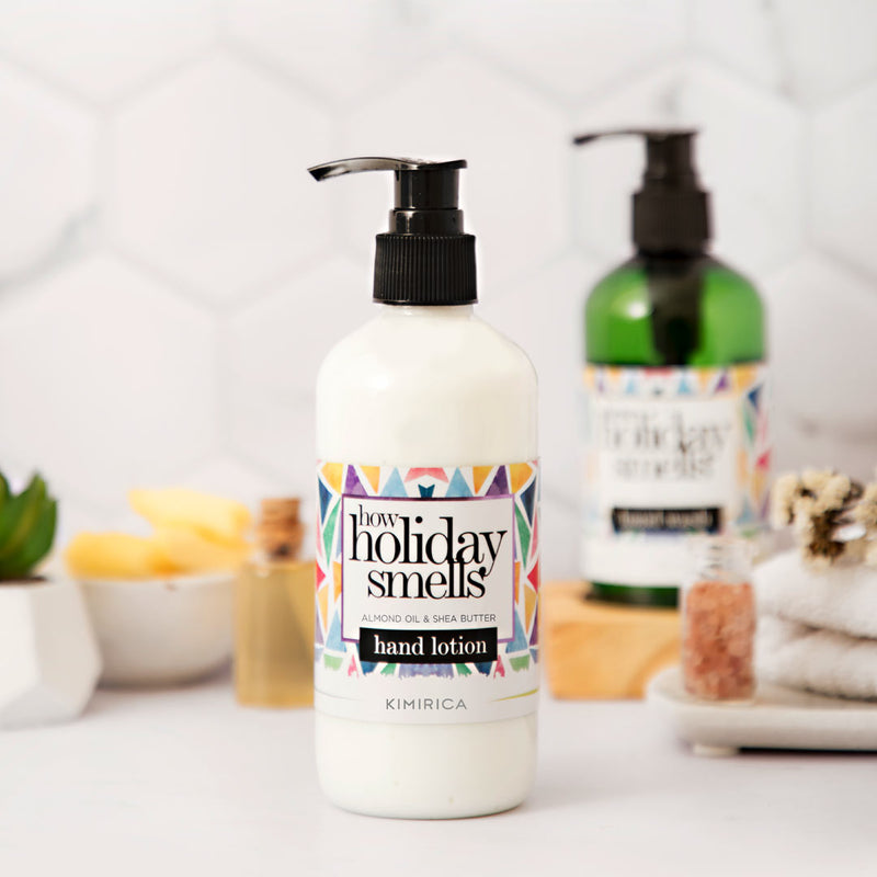 Kimirica Holiday Glow Hand Lotion with Shea Butter & Almond Oil - 300ml