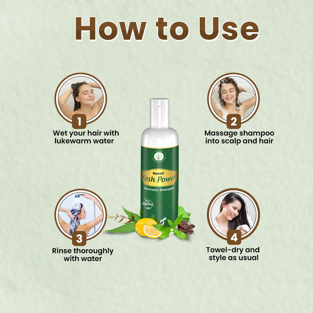 Deemark Kesh Power Ayurvedic Hair Oil & Shampoo for Hair fall
