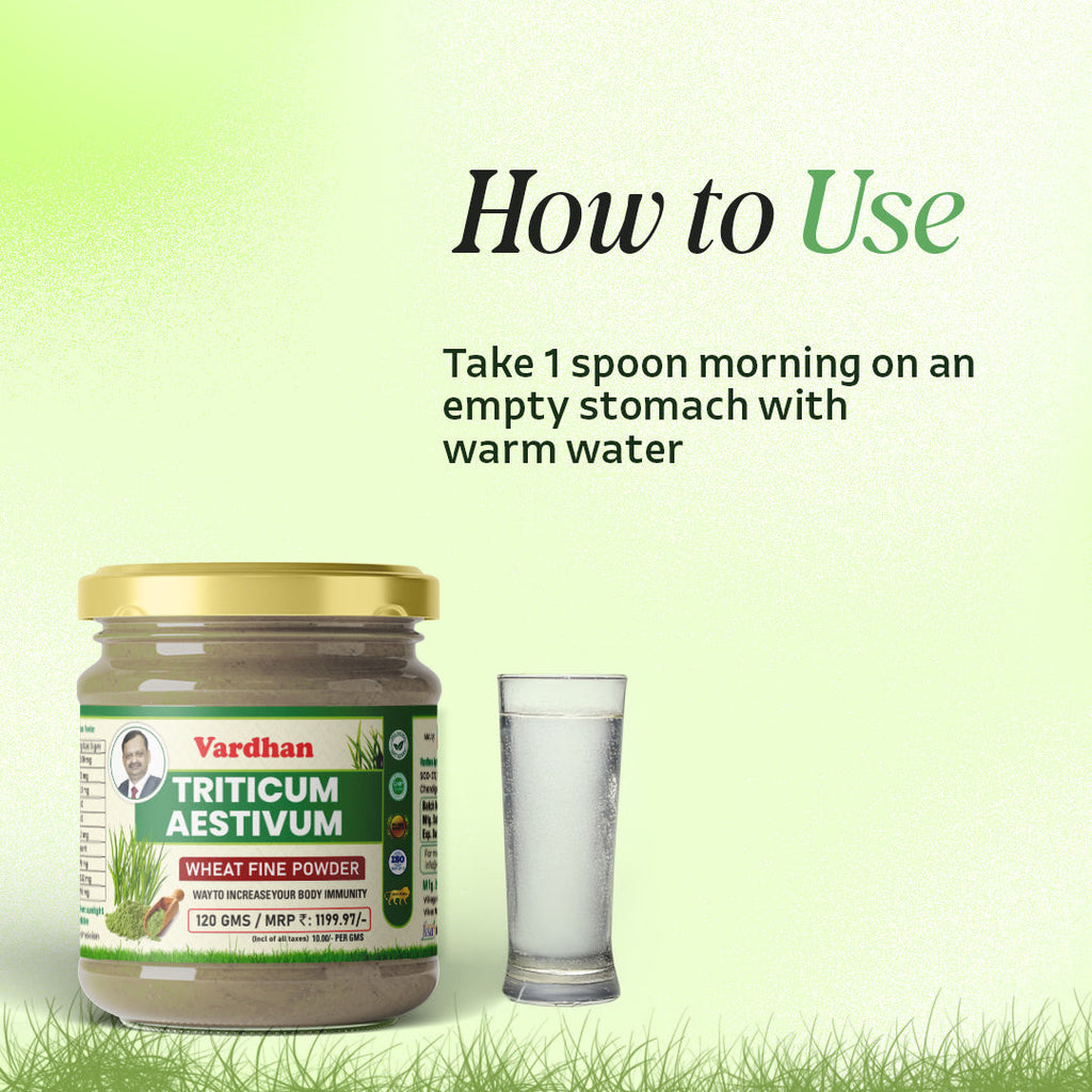 Vardhan Triticum Aestivum Fine Powder - 100 gms