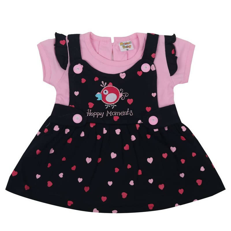 NammaBaby Baby Girl's A-Line Mini Frock Dress - Pink 117