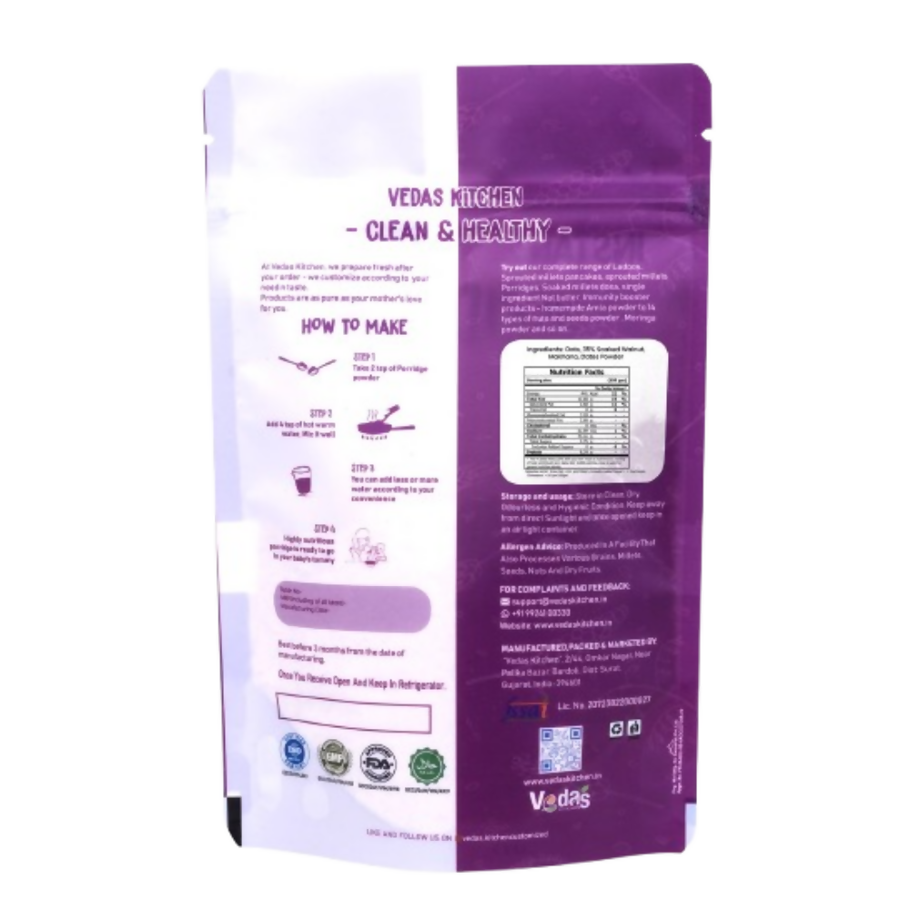 Vedas Kitchen Oats Walnut Instant Porridge