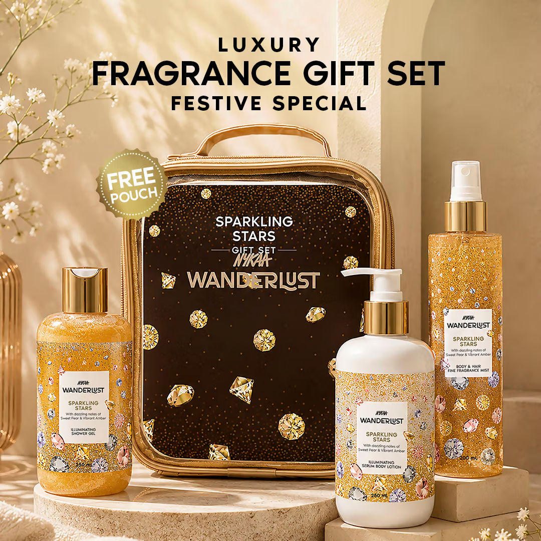 Wanderlust Sparkling Stars Set for Women - Shower Gel, Lotion, Mist