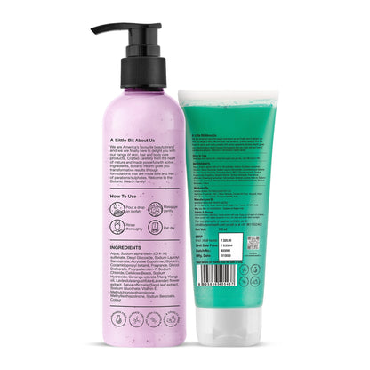Botanic Hearth Hyaluronic Face Wash with Lavender Body Wash