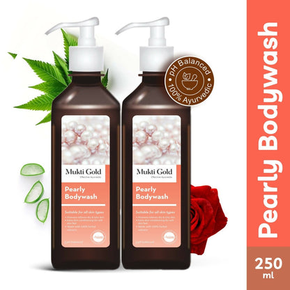 Axiom Mukti Gold Pearly Body Wash