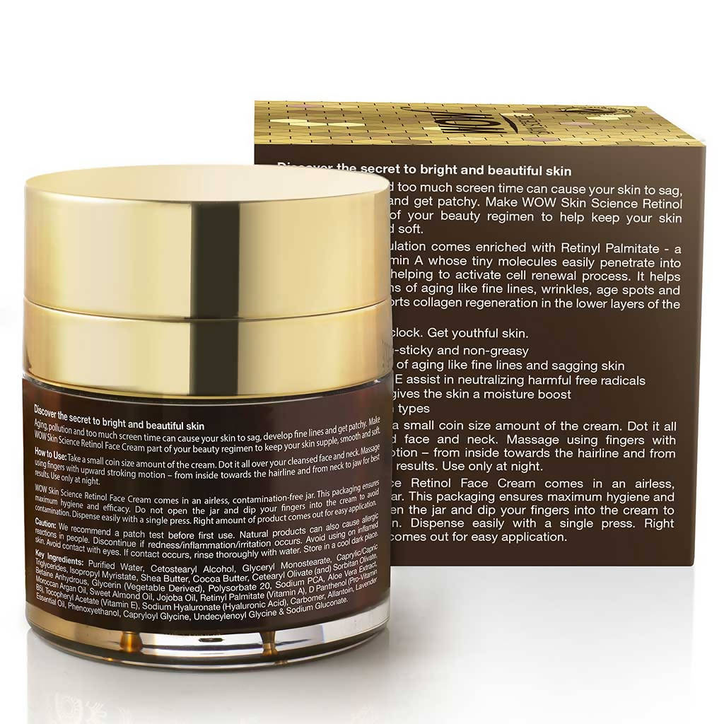 Wow Skin Science Retinol Face Cream - 50 ml