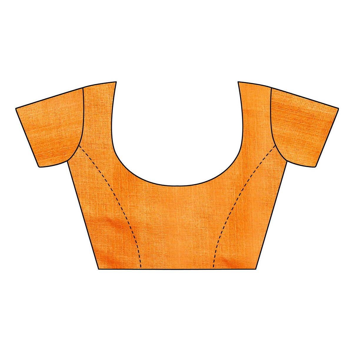 Vamika Orange Kalamkari With Jhalar Khadi Silk Saree