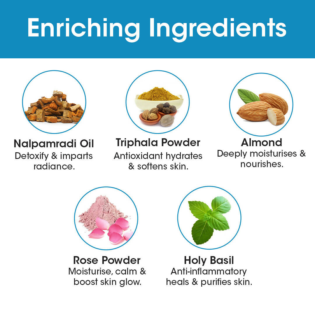 T.A.C - The Ayurveda Co. Nalpamaradi Body Scrub for Glow and Brightening Skin, with Triphala For Women & Men