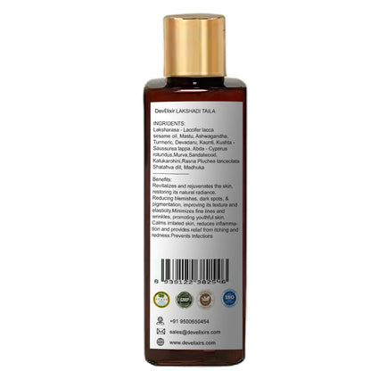 DevElixir Lakshadi Ayurvedic Baby Massage Oil