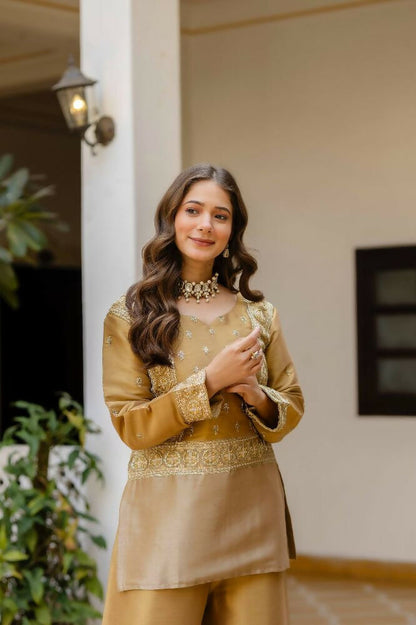 Teeya Creation Multi Color Pure Banarasi Viscose Party War Trending Salwar suit