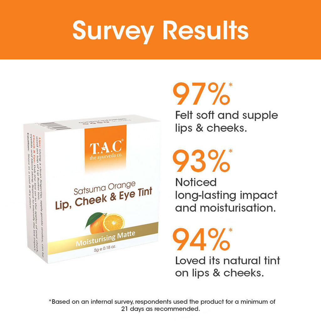T.A.C - The Ayurveda Co. Satsuma Orange Lip, Cheek & Eye Tint
