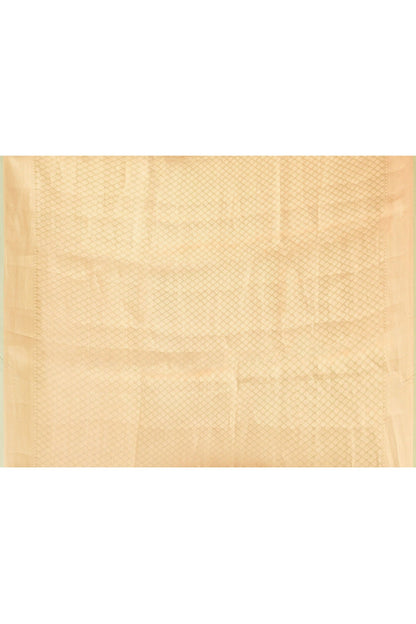 Joban Fashion Green Pure Banarasi Tissue Saree
