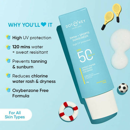 Dot & Key Swim + Sports Sunscreen SPF 50 PA+++