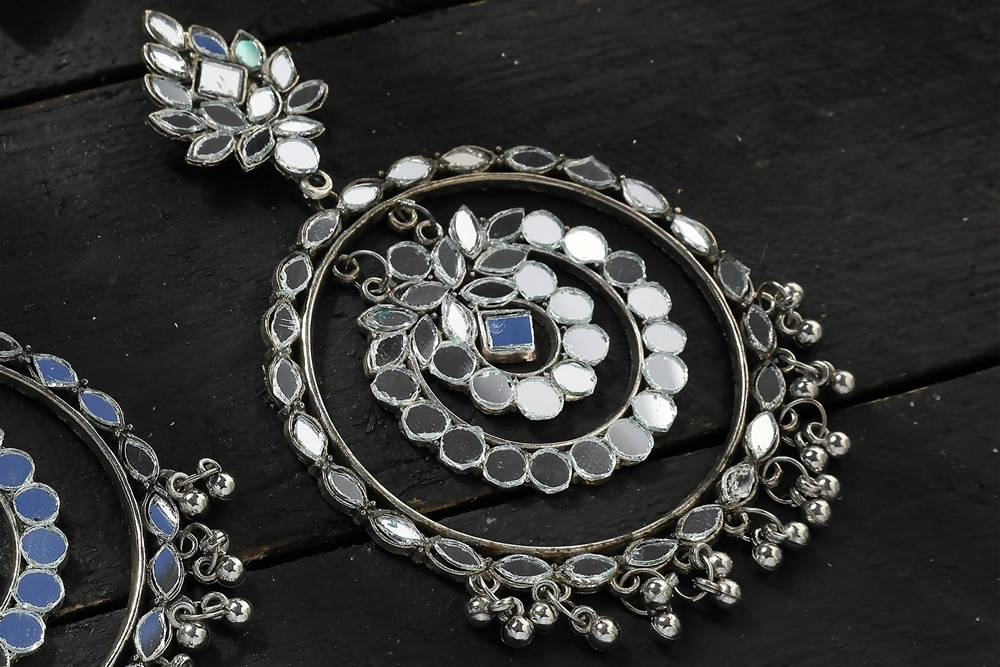 Mominos Fashion Johar Kamal Paki Design Mirror Earrings