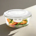 Borosil Klip N Store Round Glass Container Set of 2