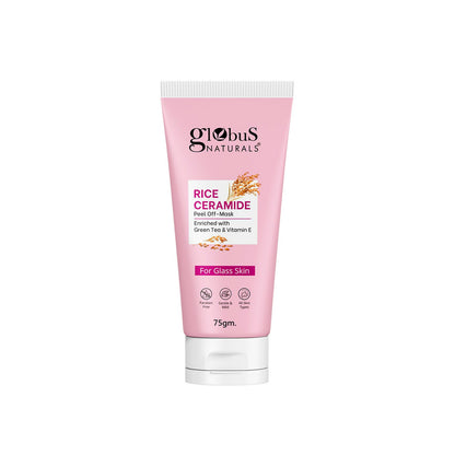 Globus Naturals Rice Ceramide Peel Off Mask, For Korean Glass Skin