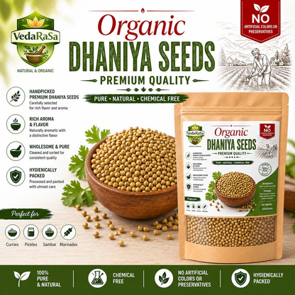 VedaRasa Organic Dhaniya Seeds