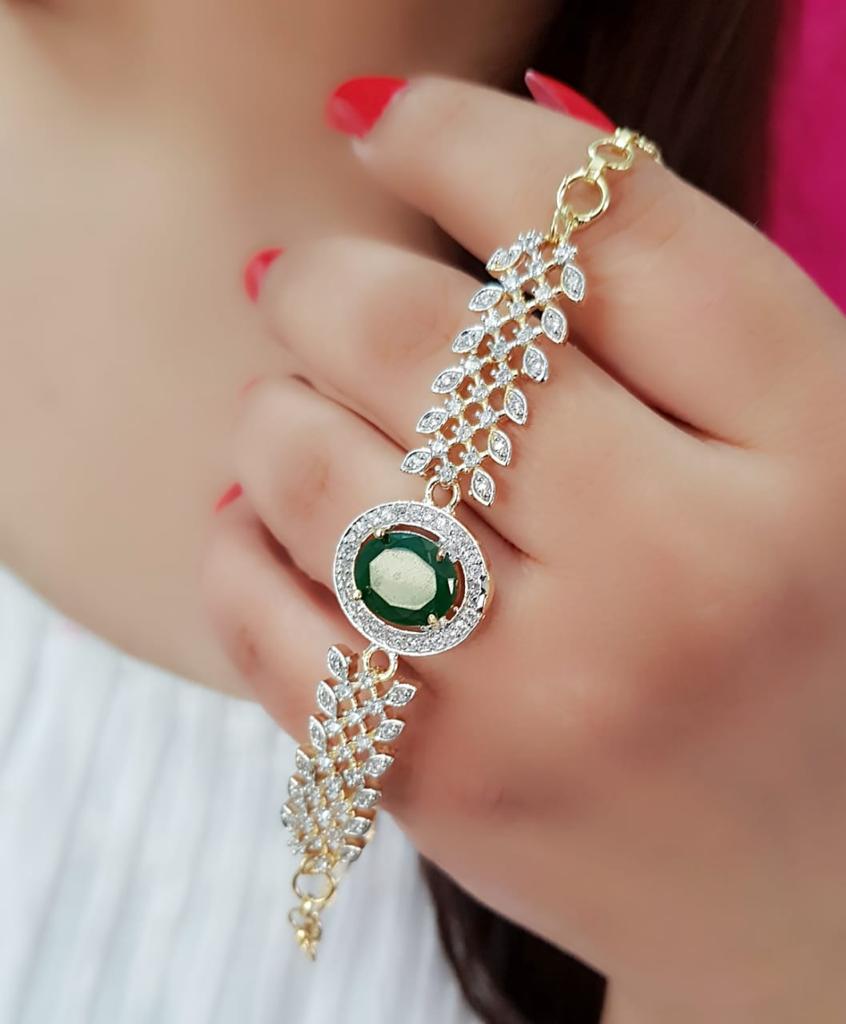 Rhodium-Plated Alloy Bracelets - The Pari
