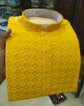 Heavy Rayon With Lucknowi And sequence work Kurta Pajama Set