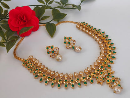 Uncuts & Emeralds Bridal Jewelry Set