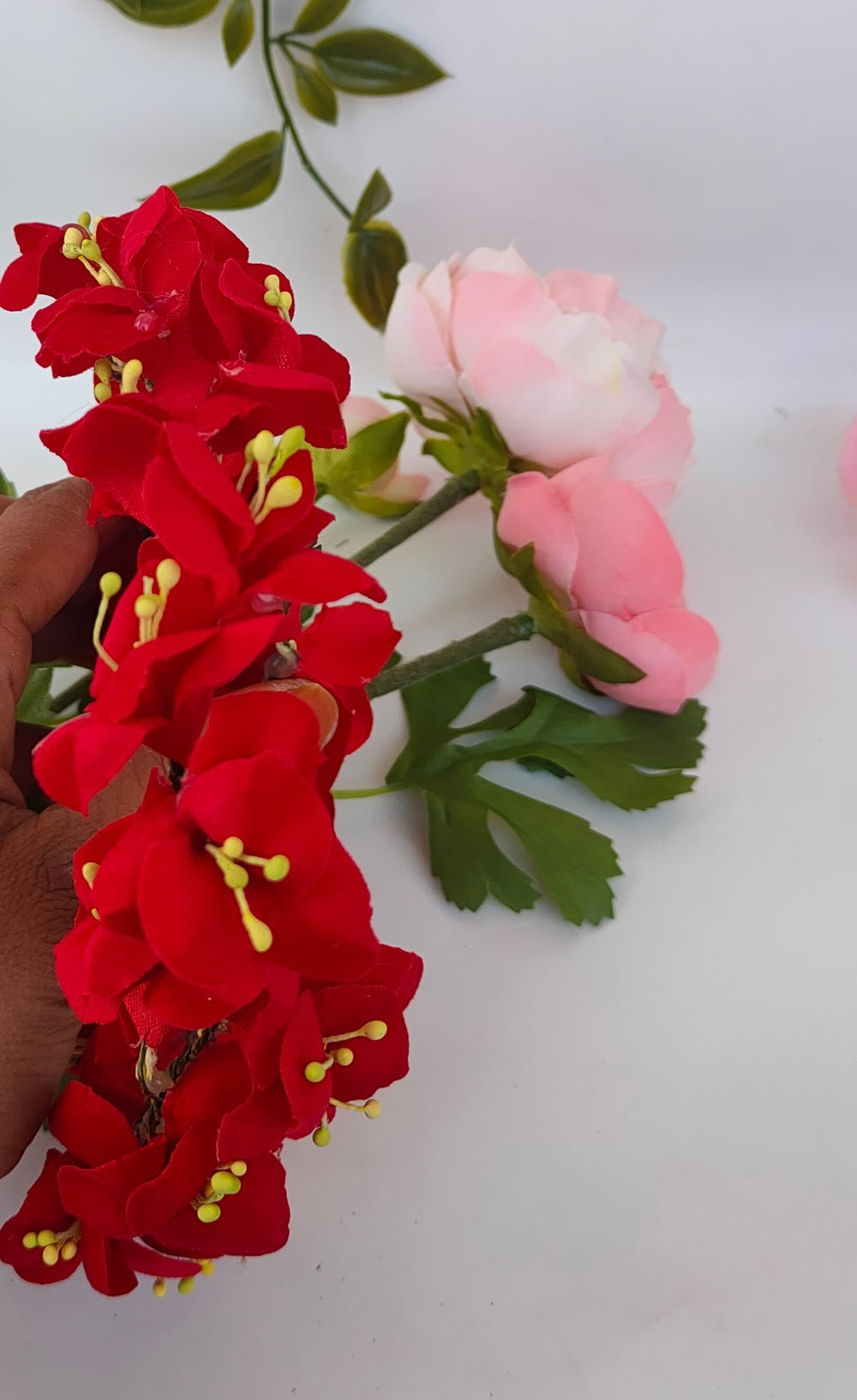 Red Flower Hair Accessories
