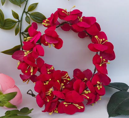 Pink Flower Hair Accessories