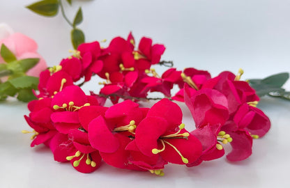 Pink Flower Hair Accessories
