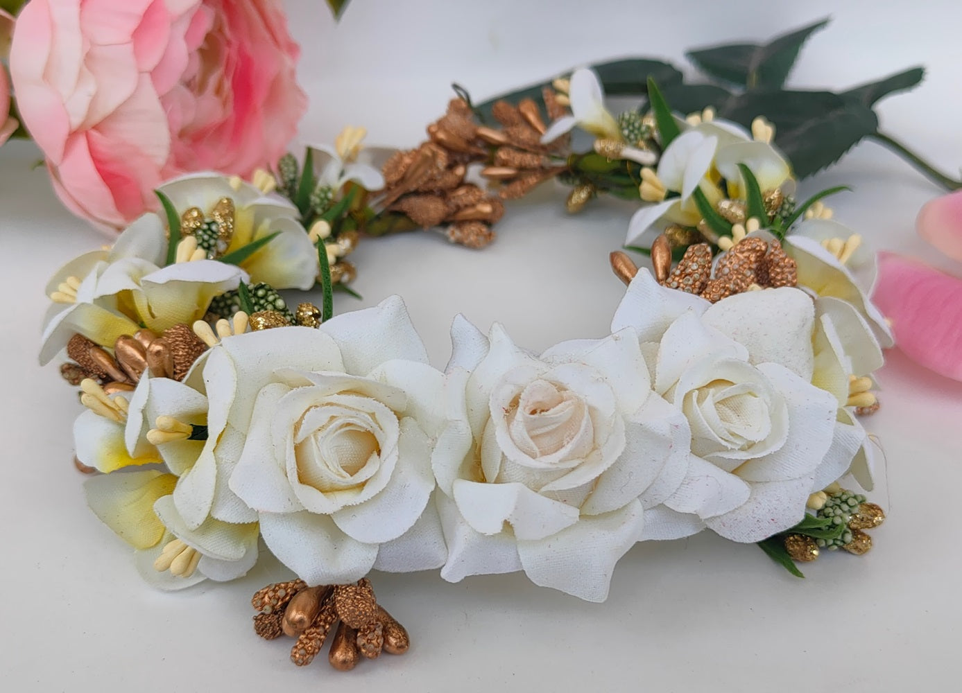 White Bridal Flower Hair Accessories