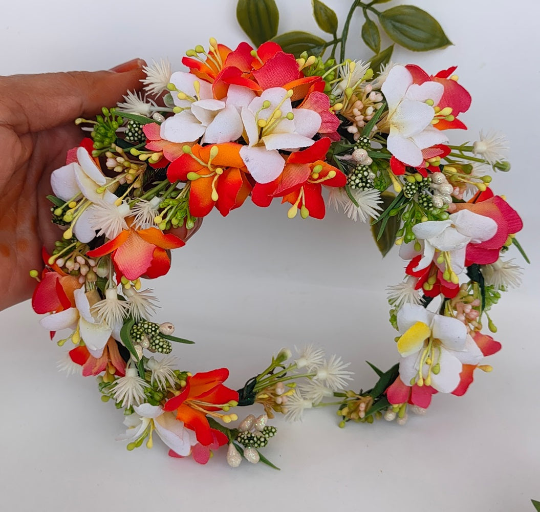 Orange Bridal Hair Accessories
