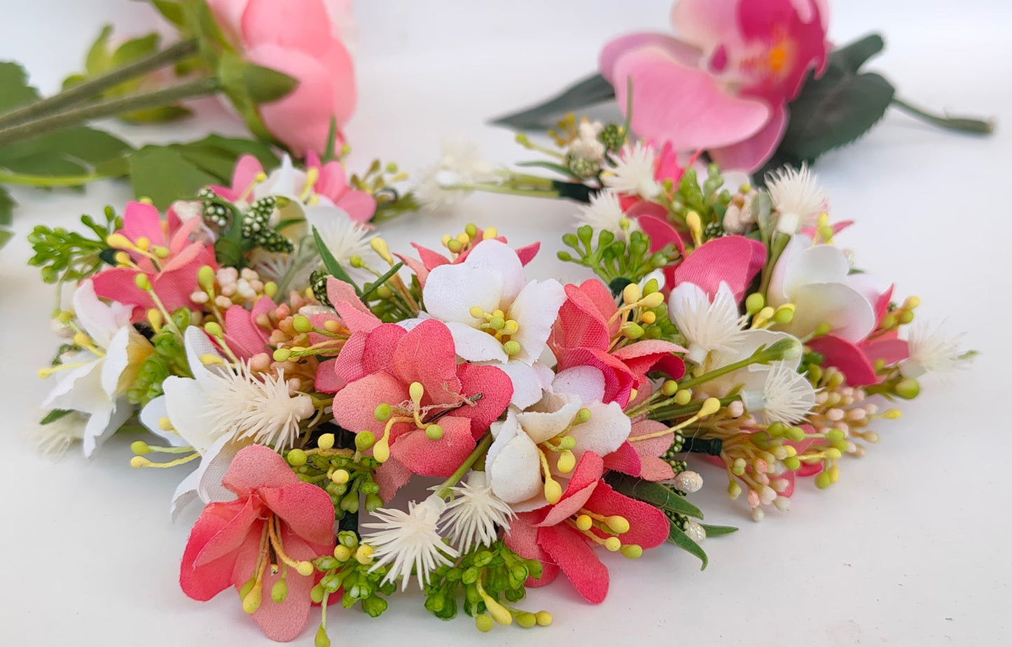 Peach Bridal Hair Accessories