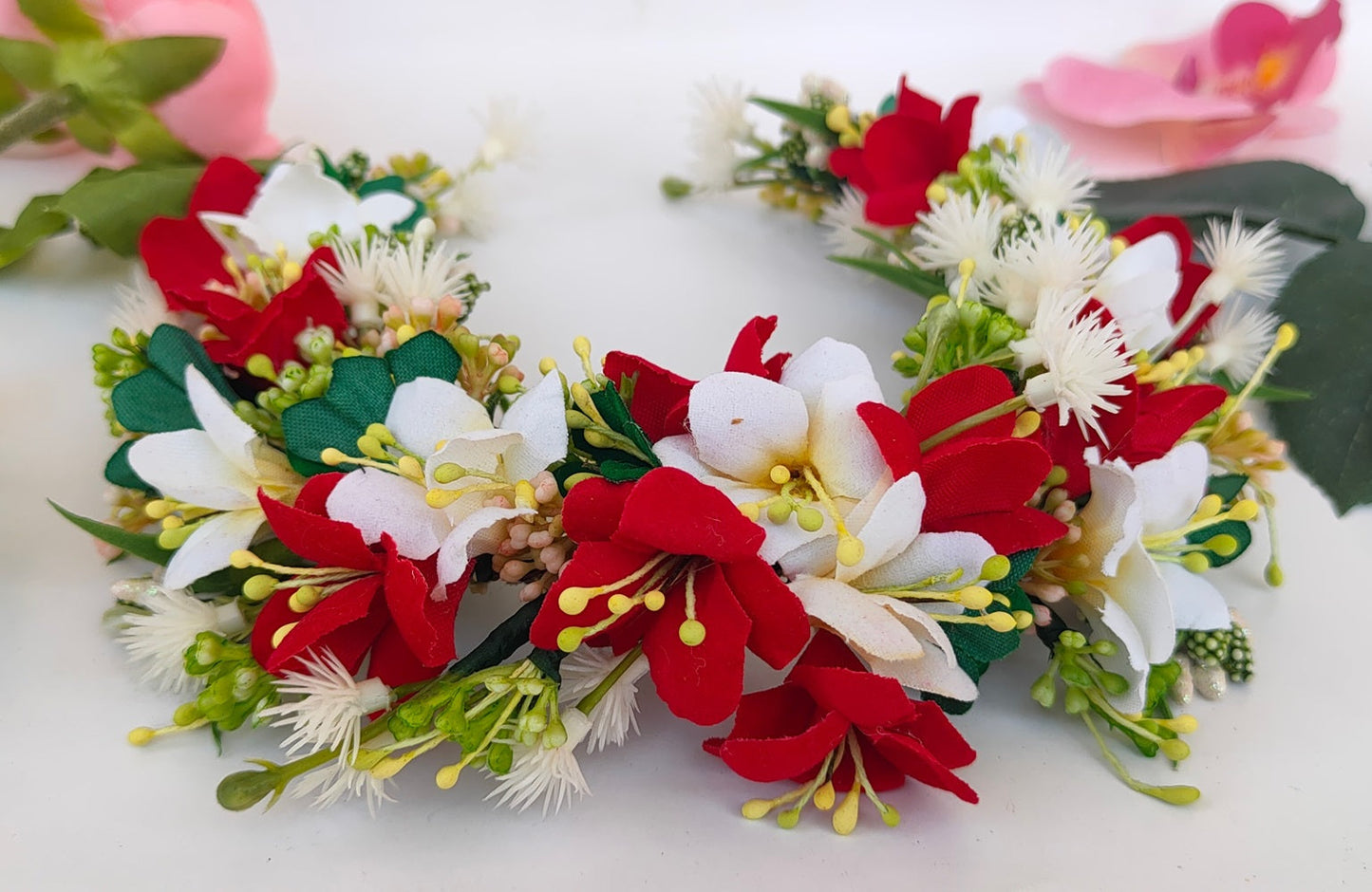 Red Bridal Hair Accessories