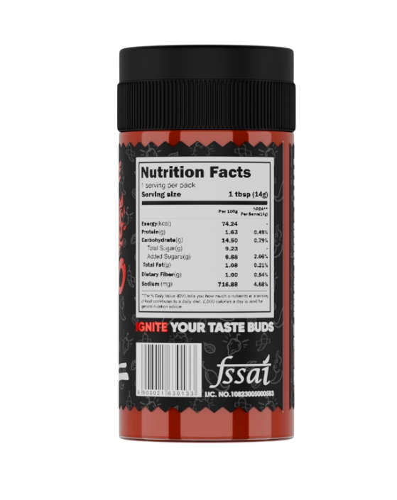 JOLOSAUCE Carolina Reaper Tomato Ketchup - 200ml
