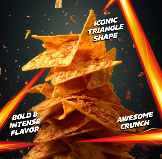 Doritos Frito Lay Nacho Cheese Flavored Tortilla Chips - 199g