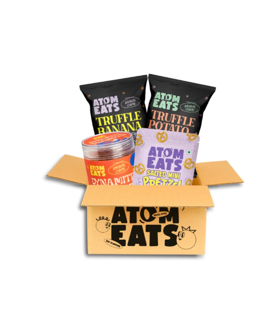 Atom Eats | Crunch Elite Gift Box (4 Snacks Combo)