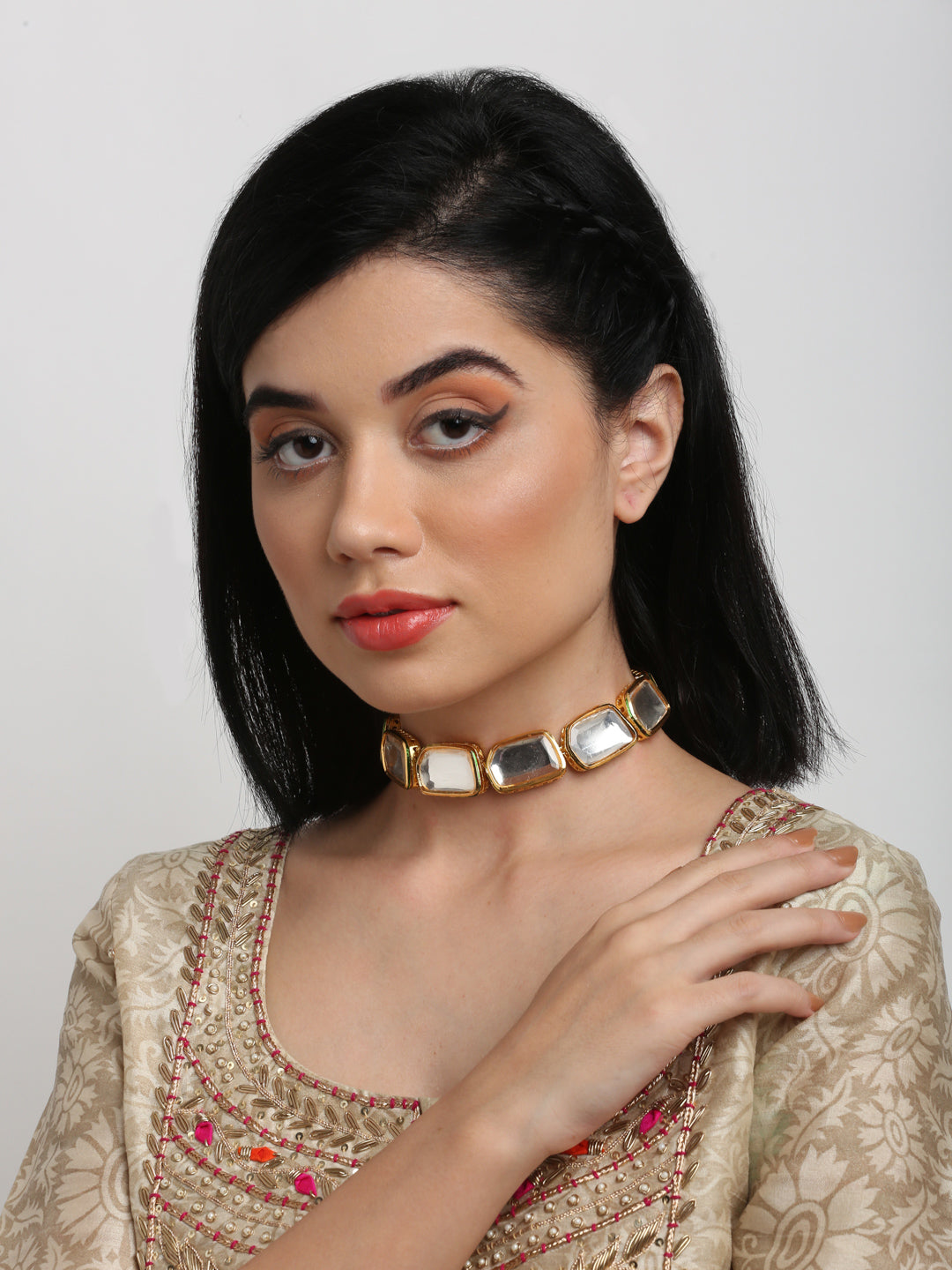 Kundan Choker - Ruby Raang