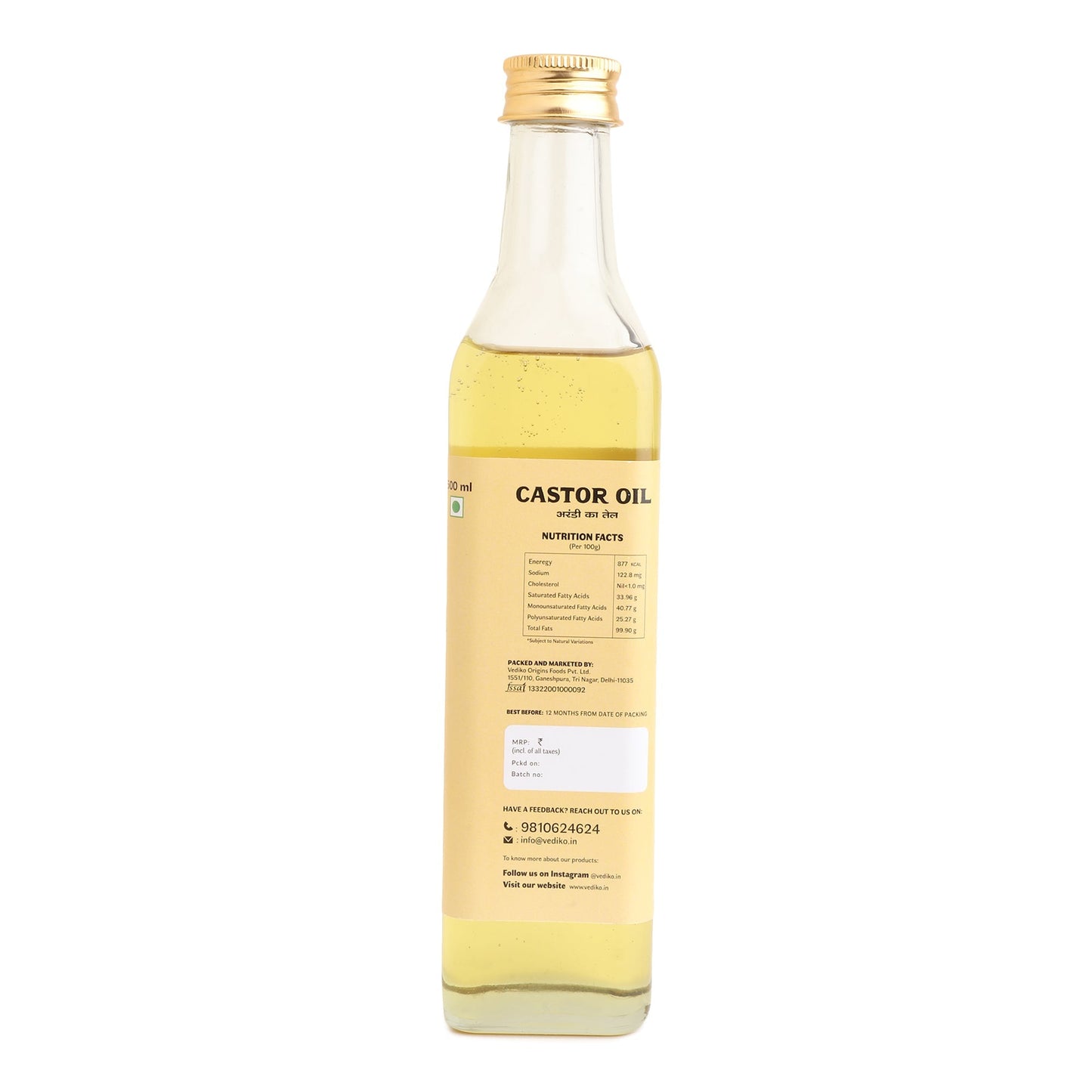 Vediko Origins Castor Oil