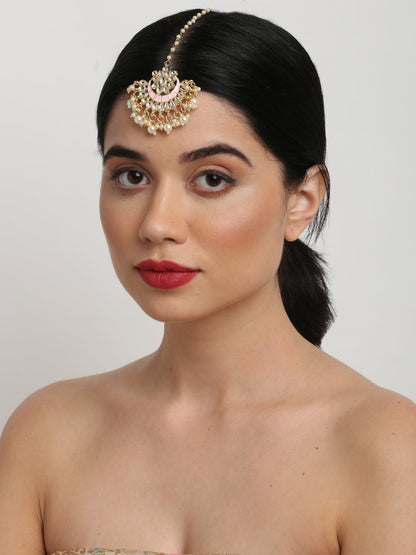 Kundan Maang Tikka - Ruby Raang