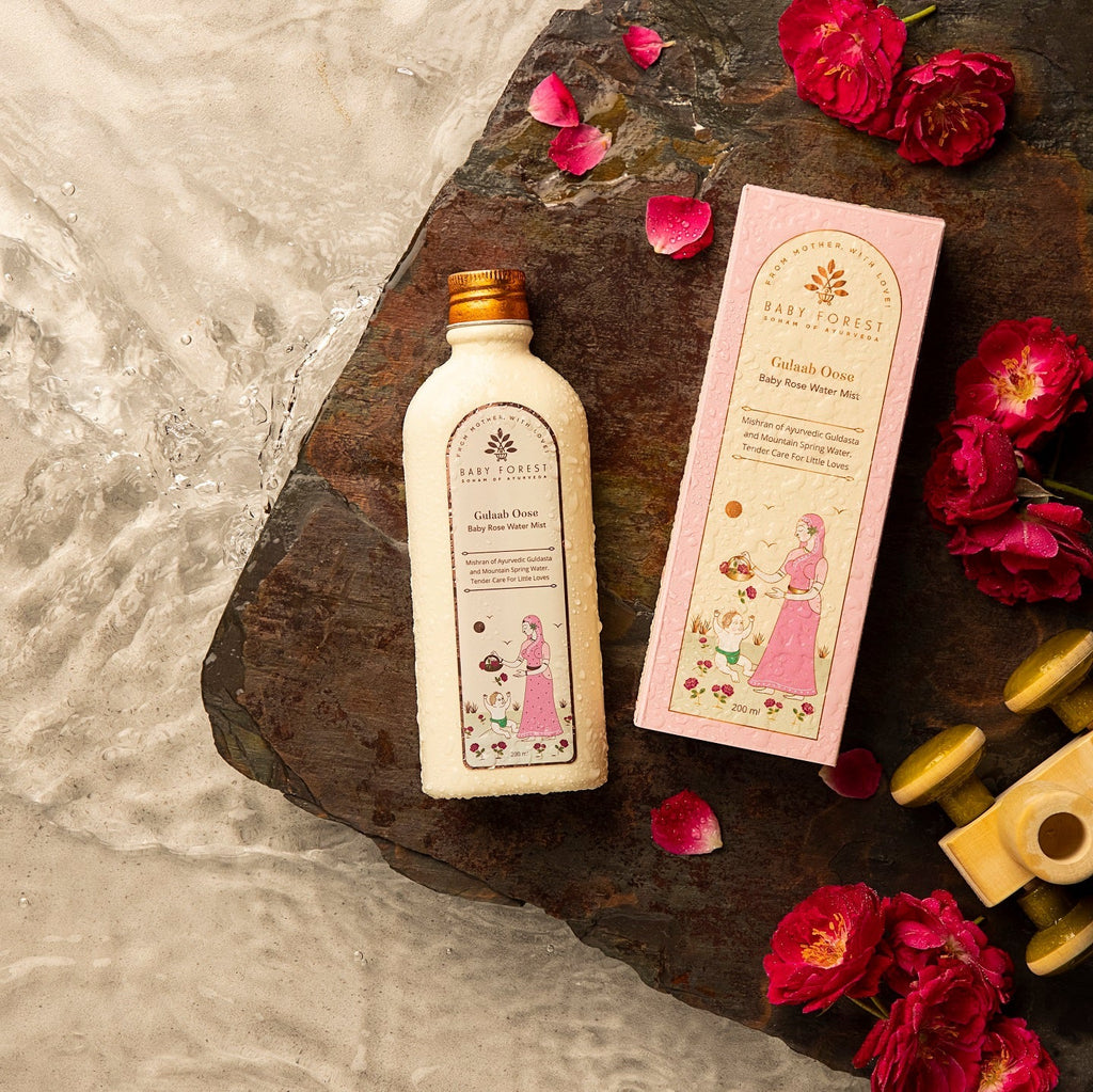Baby Forest Gulaab Oose Baby Rose Water Mist - 200 ml