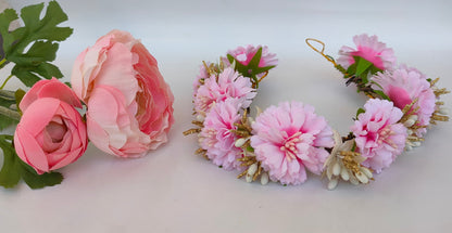 Baby Pink Bridal Hair Accessories
