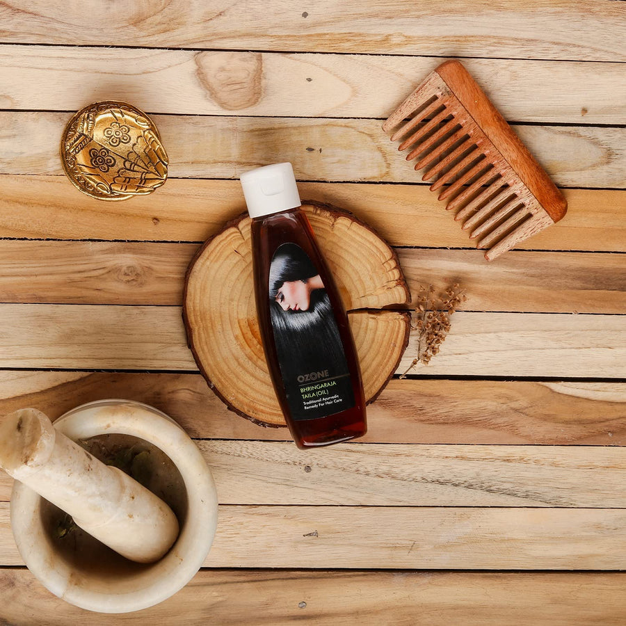 Ozone Bhringaraja Hair Oil & Semop Shampoo Combo