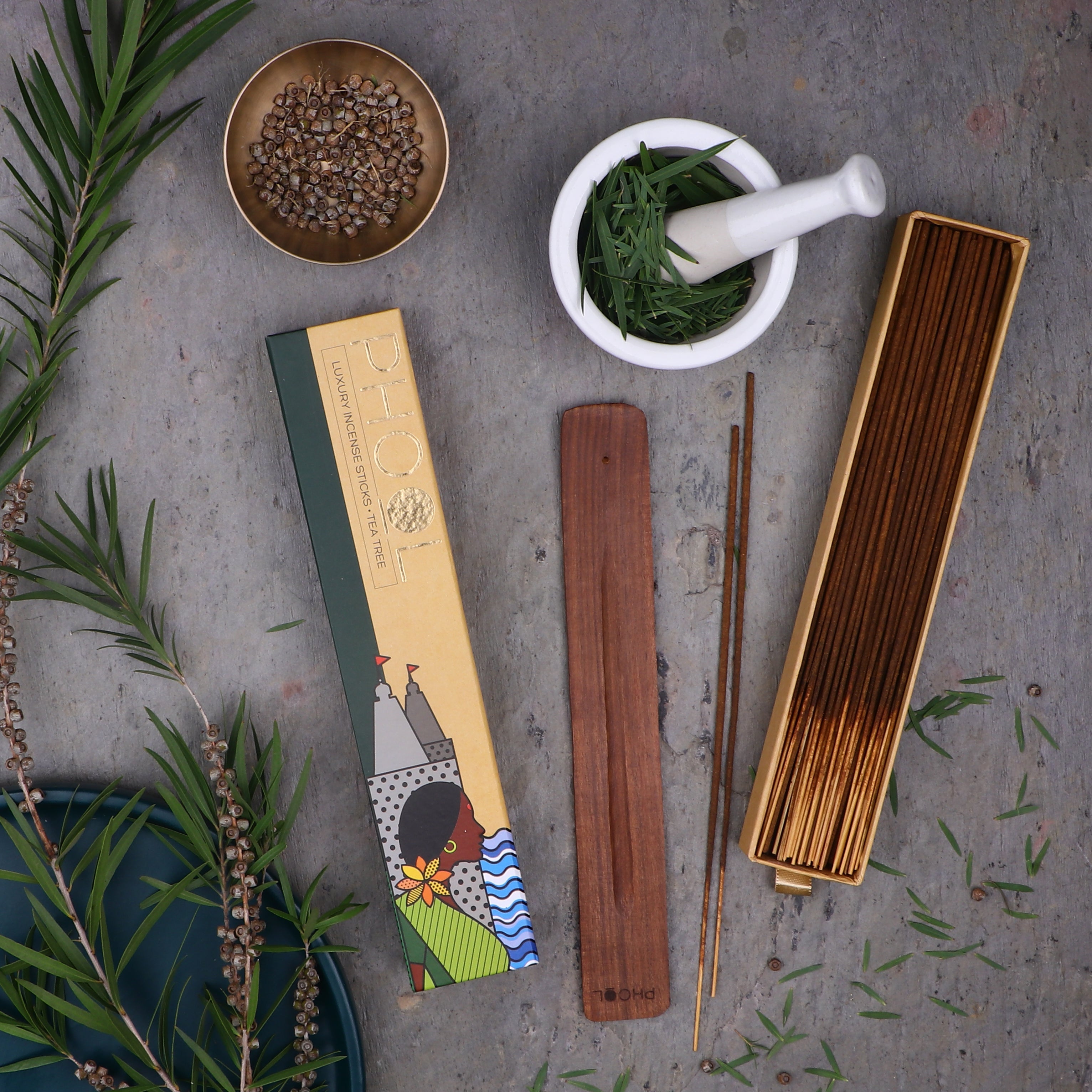 Phool Natural Incense Sticks Tea Tree - 40 Sticks