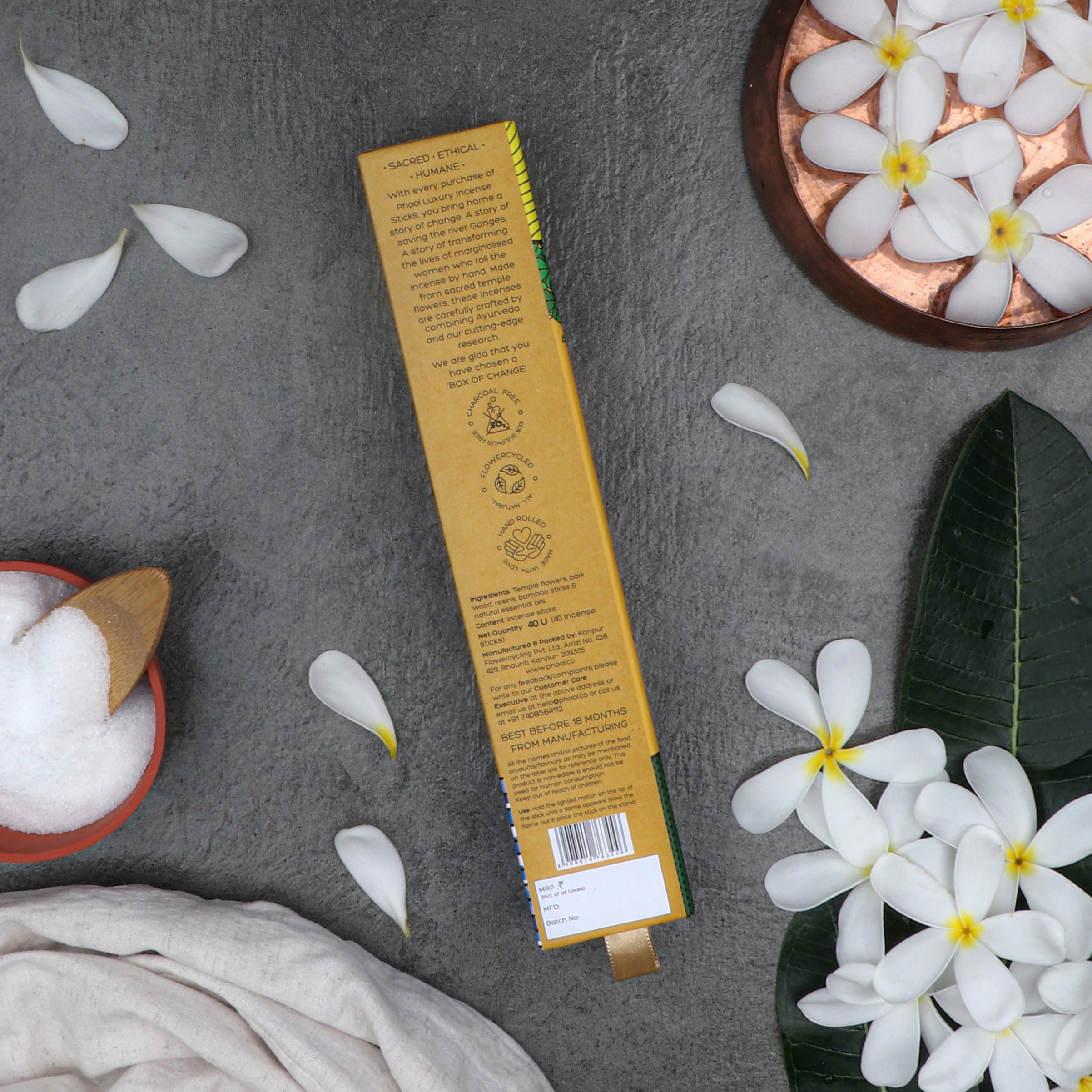 Phool Natural Incense Sticks Nagchampa - 40 Sticks