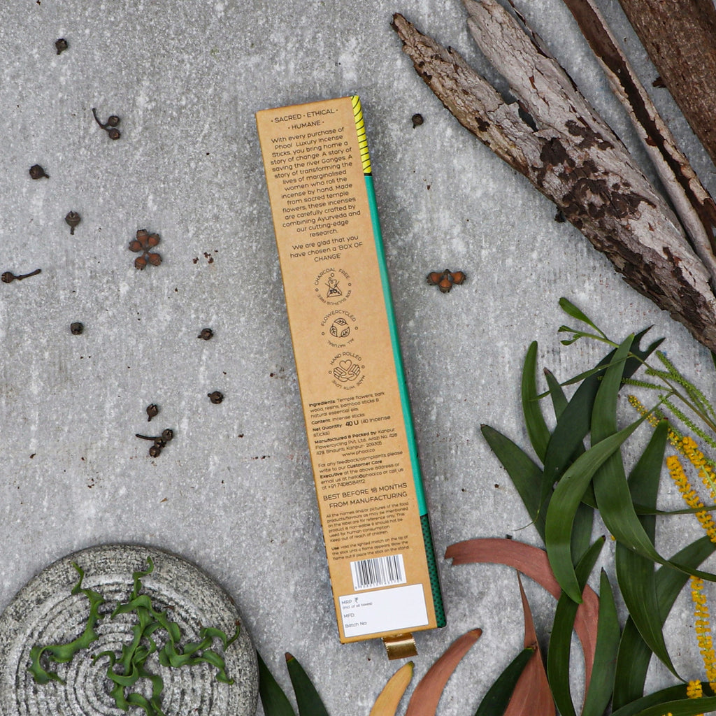 Phool Natural Incense Sticks Eucalyptus - 40 Sticks
