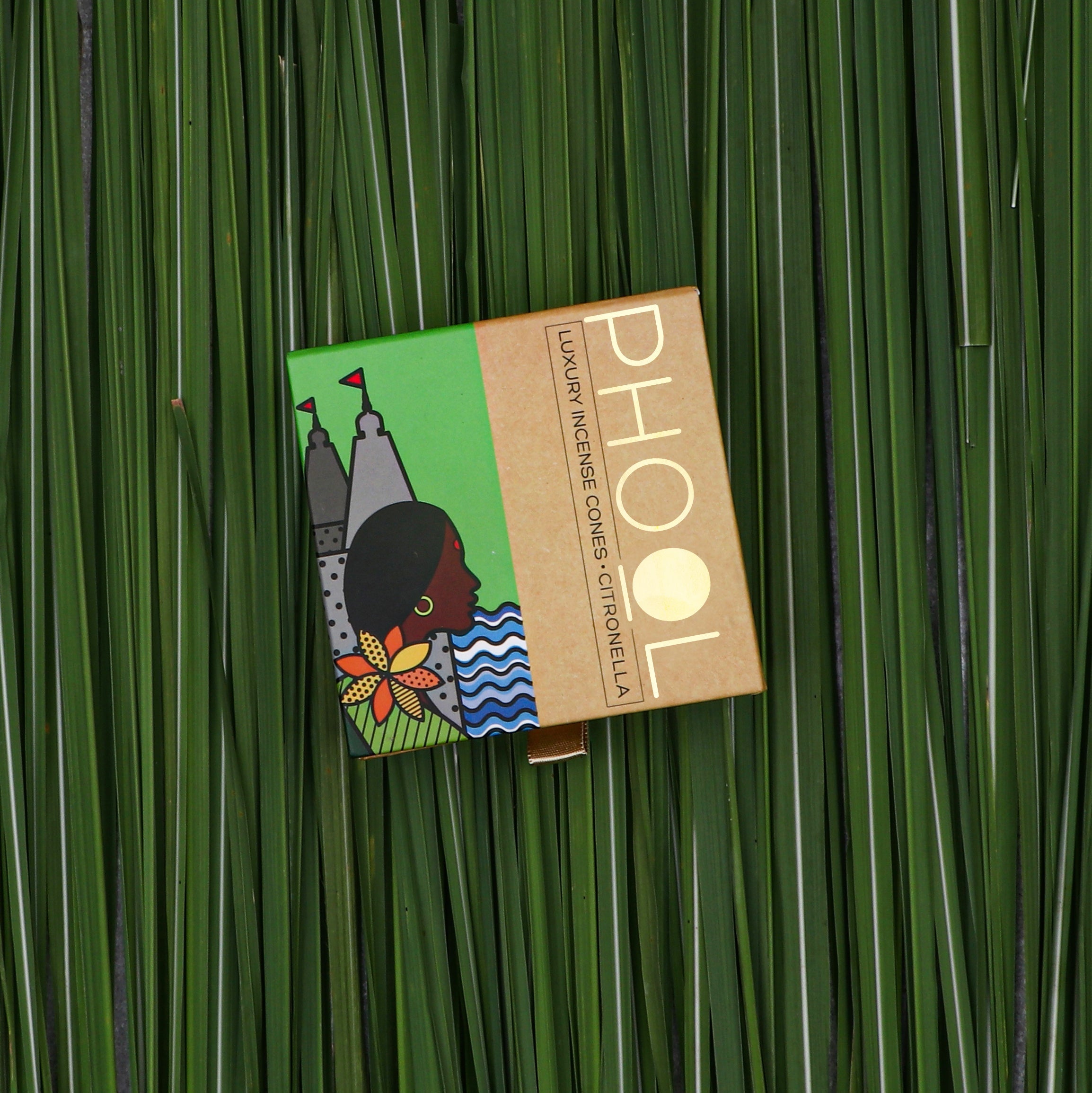 Phool Natural Incense Cones Citronella - 40 Cones