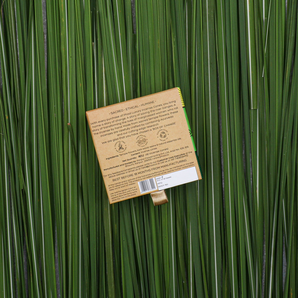 Phool Natural Incense Cones Citronella - 40 Cones