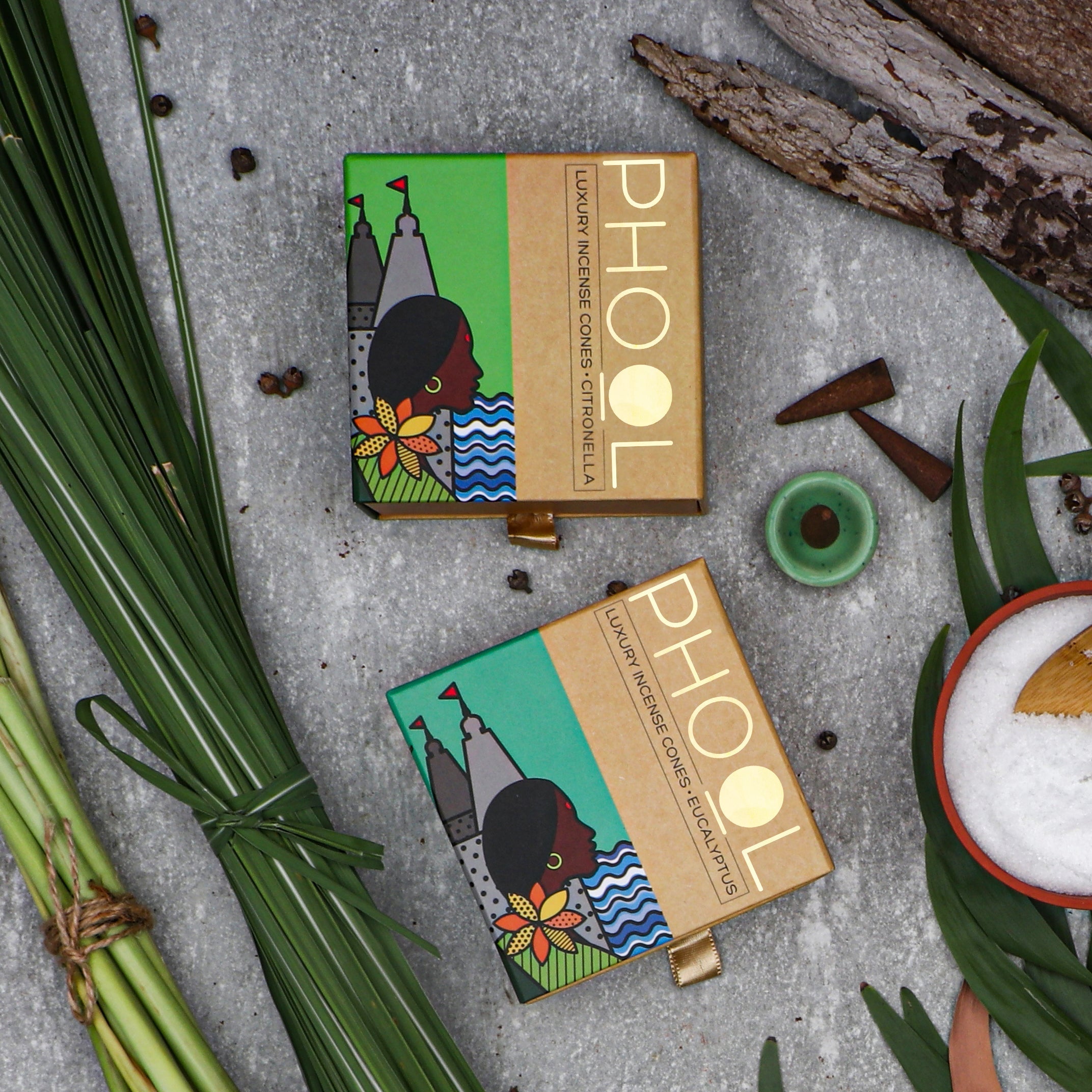 Phool Masquito Repellent Pack With Citronella & Eucalyptus Cones Combo