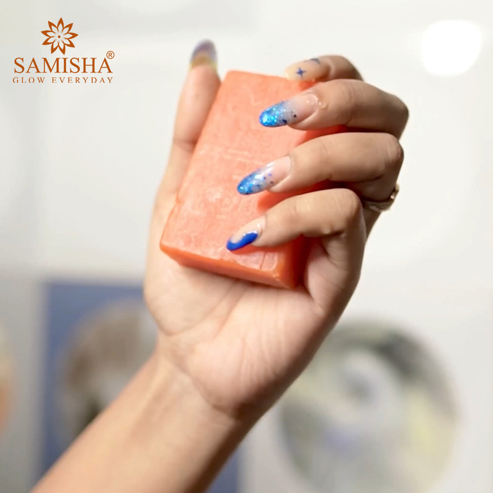 Samisha 1% Kojic Acid Soap With Alpha Arbutin For Pigmentation & Sun Damage