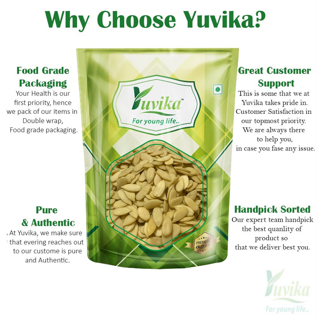 Yuvika Indian Pumpkin Seeds - Kaddu Beej - Kaddu Magaj - Sitaphal Magaj